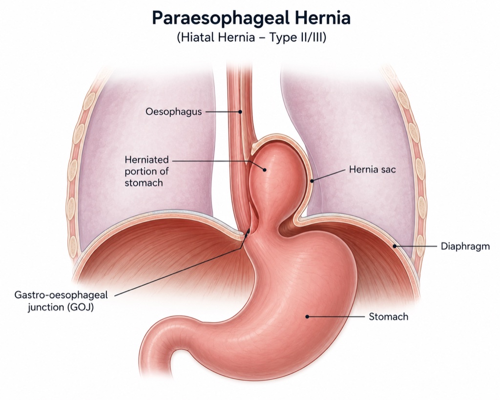 Paraesophageal hernia repair